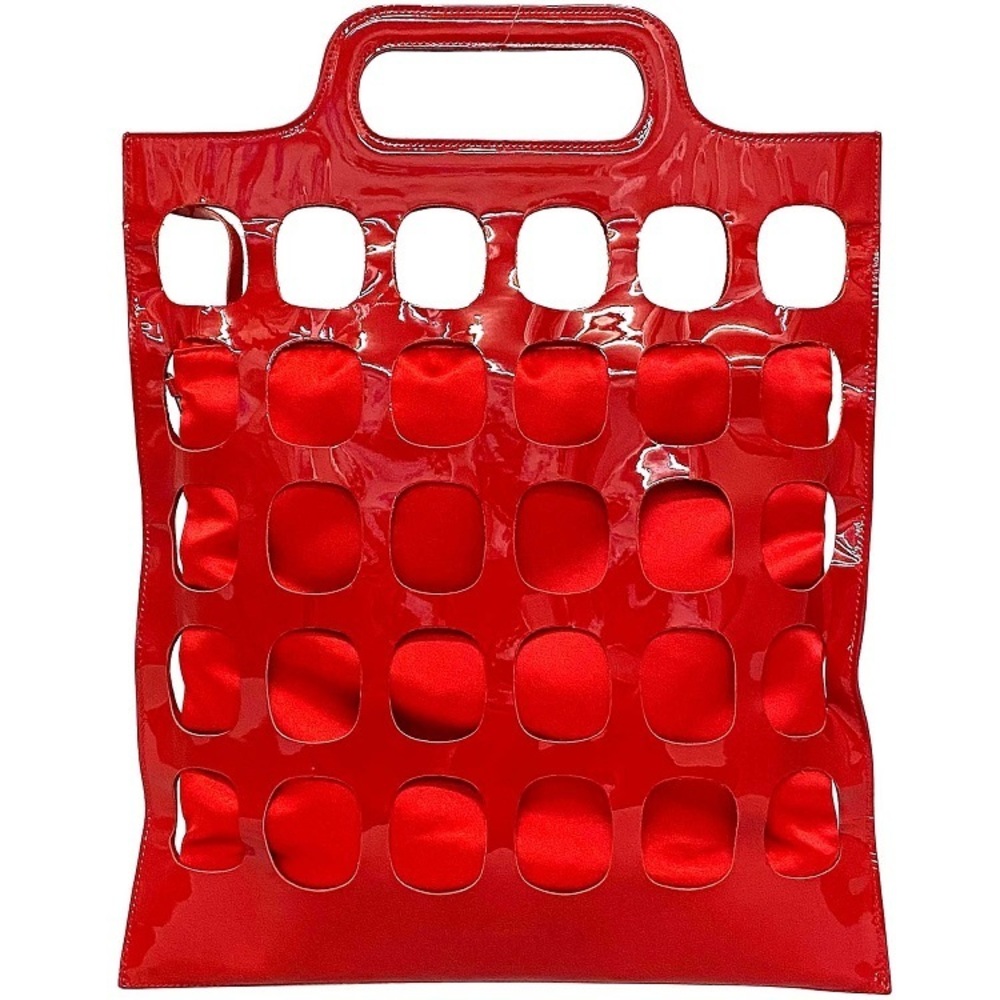 Anteprima Tote Bag PVC Satin Red
